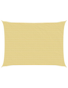 Telo Ombra Giallo e Bianco 5 x 8 m HDPE