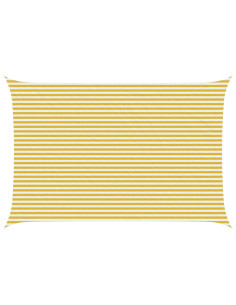 Telo Ombra Giallo e Bianco 4 x 7 m HDPE