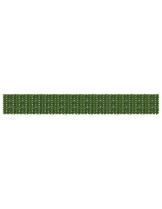 Schermo per balcone con foglie Verde 600 x 75 cm