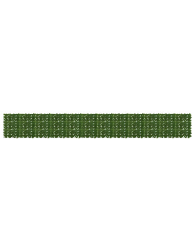 Schermo per balcone con foglie Verde 600 x 75 cm