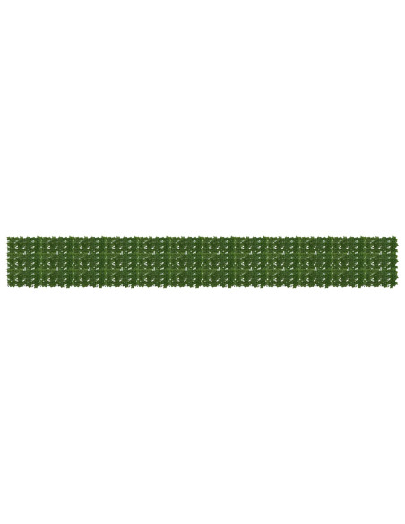 Schermo per balcone con foglie Verde 600 x 75 cm