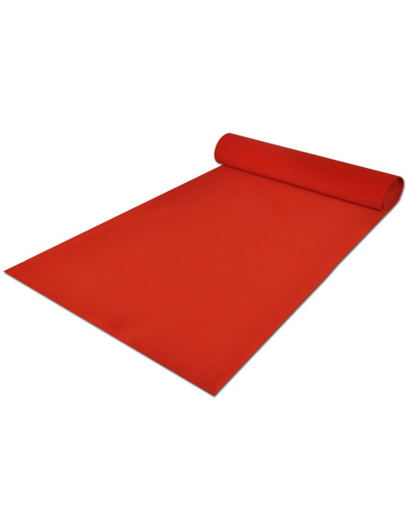 Tappeto Rosso 1 x 20 m Poliestere