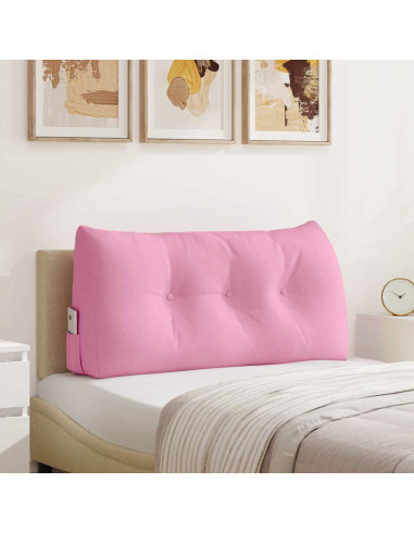 Cuscino per Schiena Rosa 100 x 24 x 50 cm Tessuto