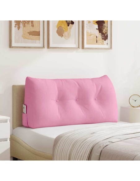Cuscino per Schiena Rosa 100 x 24 x 50 cm Tessuto