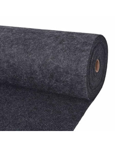 Tappeto Antracite 1,2 x 10 m Poliestere