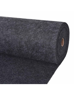 Tappeto Antracite 1,2 x 15 m Poliestere