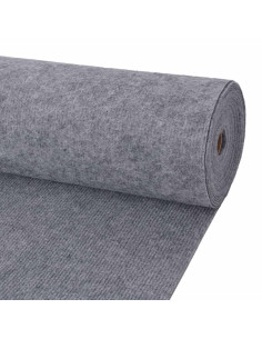 Tappeto Grigio 1,2 x 10 m Poliestere