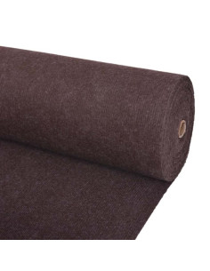 Tappeto Marrone 1,2 x 10 m Poliestere