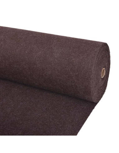 Tappeto Marrone 1,2 x 10 m Poliestere