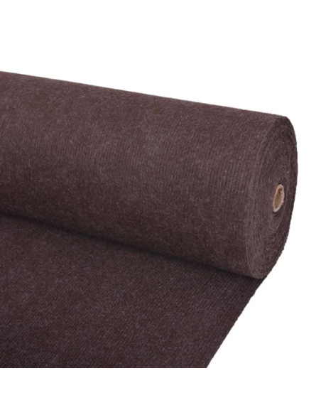 Tappeto Marrone 1,2 x 10 m Poliestere