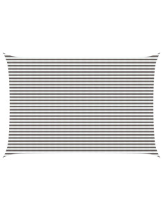 Telo Ombra Grigio chiaro e bianco 4 x 6 m HDPE