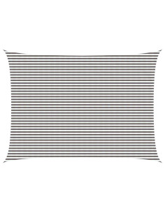 Telo Ombra Grigio chiaro e bianco 5 x 8 m HDPE