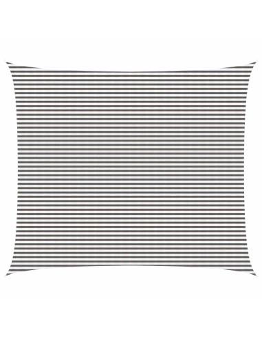 Telo Ombra Grigio chiaro e bianco 6 x 8 m HDPE