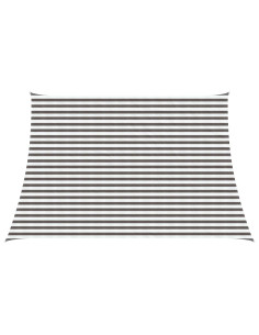 Telo Ombra Grigio chiaro e bianco 3 / 4 x 3 m HDPE