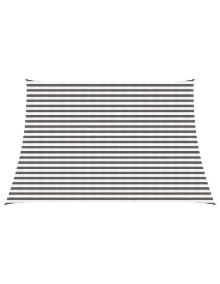 Telo Ombra Grigio chiaro e bianco 3 / 4 x 3 m HDPE