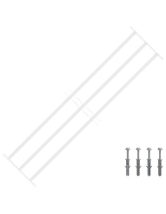 Griglia di Sicurezza per Finestra con 3 Traversine 3 pcs