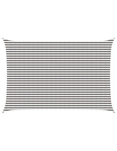 Telo Ombra Grigio chiaro e bianco 4 x 5 m HDPE