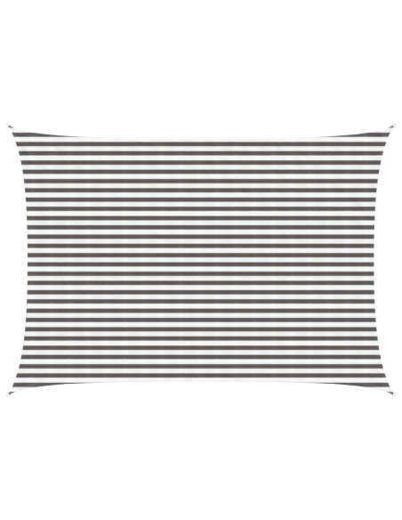 Telo Ombra Grigio chiaro e bianco 3,5 x 4,5 m HDPE