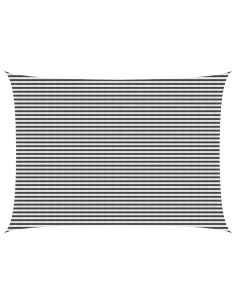 Telo Ombra Antracite e Bianco 5 x 6 m HDPE