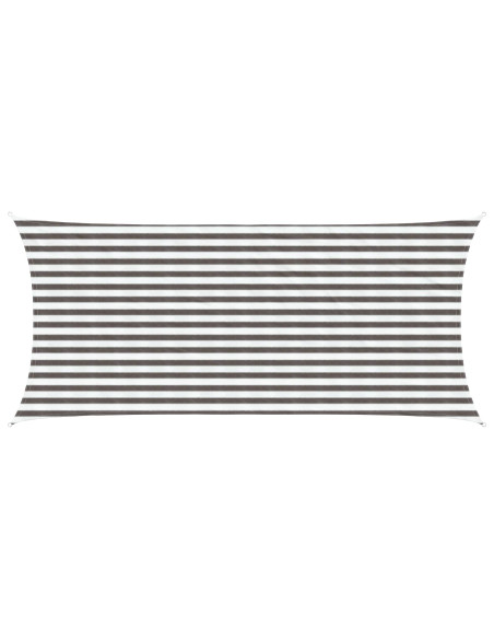 Telo Ombra Grigio chiaro e bianco 2 x 4,5 m HDPE