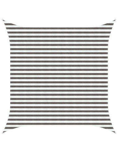 Telo Ombra Grigio chiaro e bianco 3,6 x 3,6 m HDPE