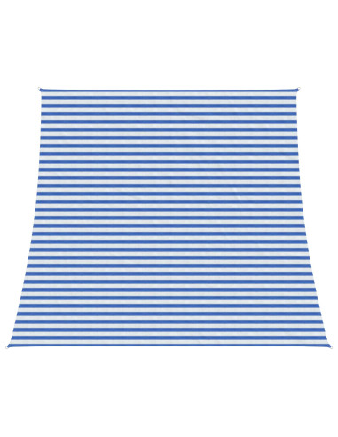 Telo Ombra Blu e Bianco 4 / 5 x 4 m HDPE