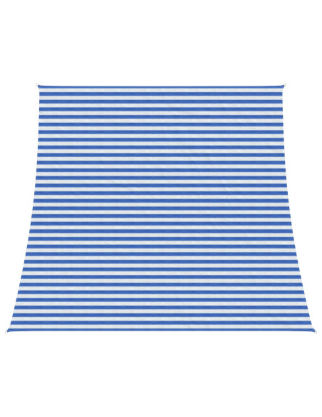 Telo Ombra Blu e Bianco 4 / 5 x 4 m HDPE