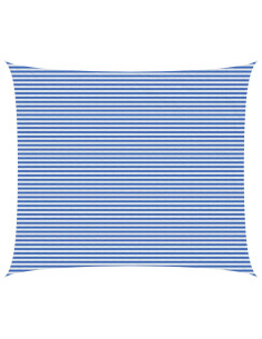 Telo Ombra Blu e Bianco 6 x 8 m HDPE