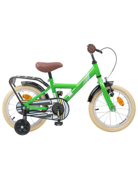 Bicicletta per Bambini 12 Pollici per bambini di 2-4 anni Verde