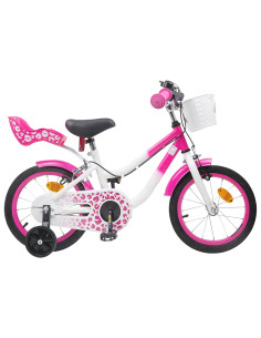 Bicicletta per Bambini 12 Pollici per bambini di 2-4 anni Rosa