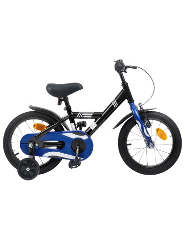 Bicicletta per Bambini 12 Pollici per bambini di 2-4 anni Nero