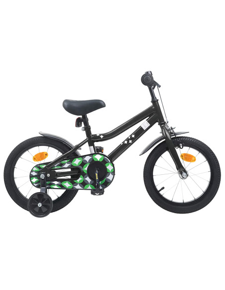 Bicicletta per Bambini 12 Pollici per bambini di 2-4 anni Nero