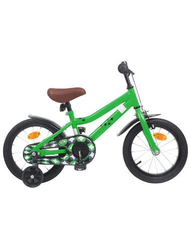 Bicicletta per Bambini 12 Pollici per bambini di 2-4 anni Verde