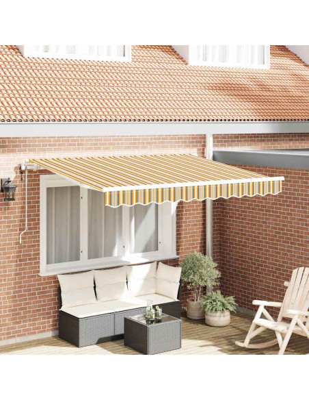 Tenda Retrattile Giallo 350 x 200 cm Tessuto