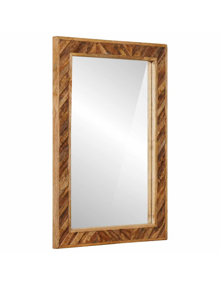 Specchio Montaggio a parete Marrone 70 x 50 x 3 cm Vetro