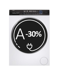 Haier I-Pro Serie 7 Plus, Lavatrice Carica Frontale 12 KG, 30% più efficente della classe A, 1400 giri, Bianco, Direct Motion, 