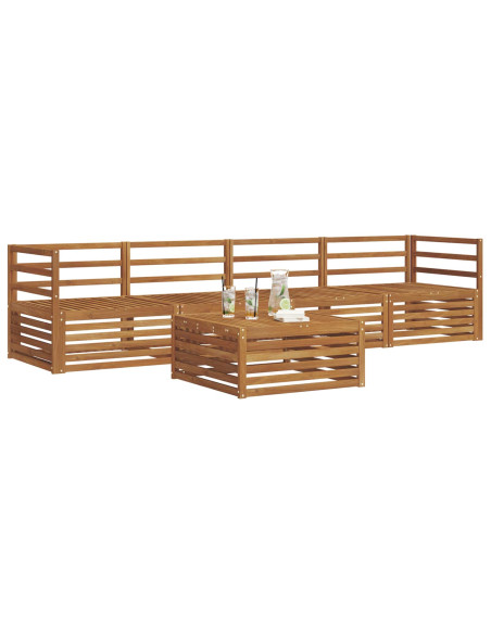 Set di divani 5 pcs Naturale