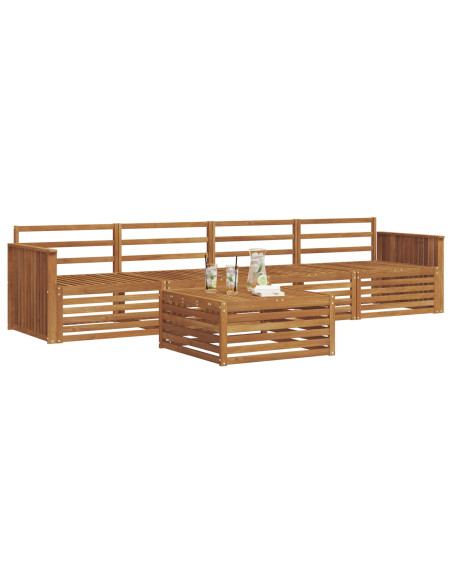 Set di divani 5 pcs Naturale