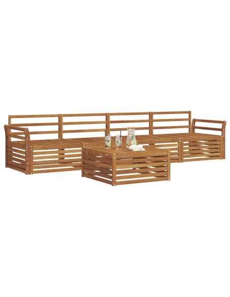 Set di divani 5 pcs Naturale