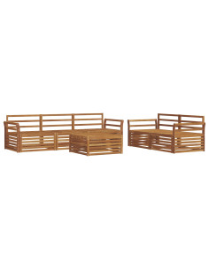 Set di divani 6 pcs Naturale 2