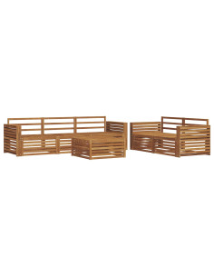 Set di divani 6 pcs Naturale 2