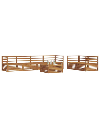 Set di divani 7 pcs Naturale