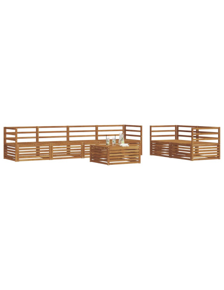 Set di divani 7 pcs Naturale