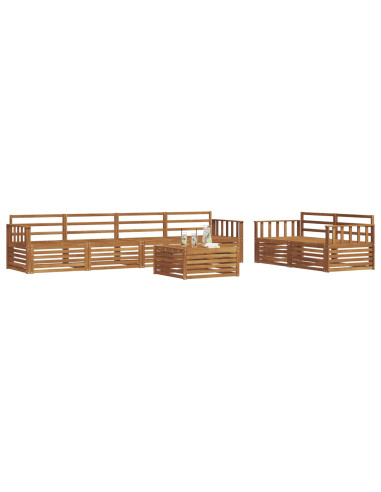 Set di divani 7 pcs Naturale