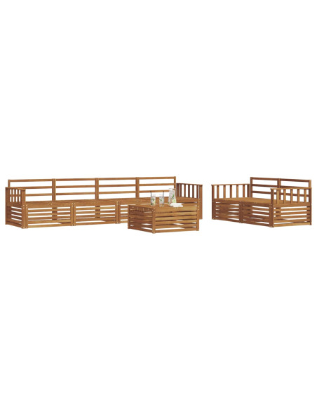 Set di divani 7 pcs Naturale