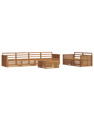 Set di divani 7 pcs Naturale