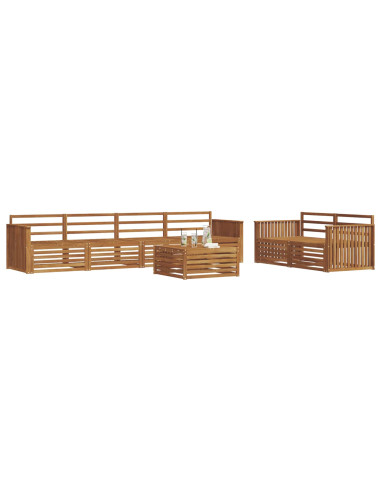 Set di divani 7 pcs Naturale