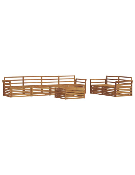 Set di divani 7 pcs Naturale