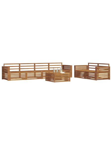 Set di divani 7 pcs Naturale