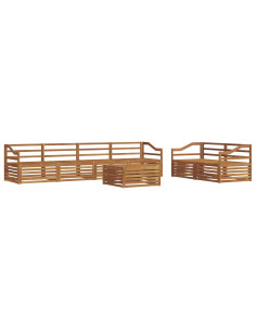 Set di divani 7 pcs Naturale 2